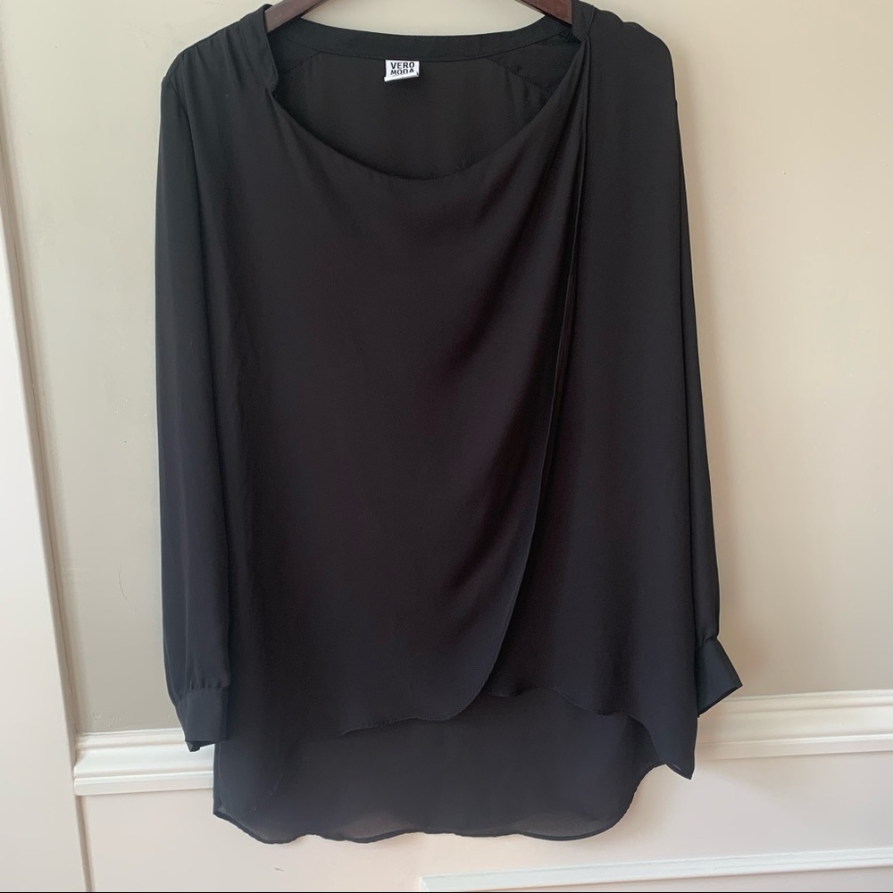 VERO MODA black long sleeve blouse